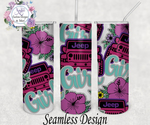 Jeep Girl Burst Tumbler Template Digital Download Jeep Girl Burst Tumbler Template Digital Download