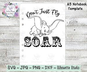 Dumbo Notebook Template Digital Download Dumbo Notebook Template Digital Download