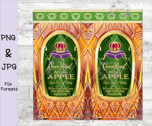 Crown Royal Apple Tumbler Wraps Digital Download Crown Royal Apple Tumbler Wraps Digital Download