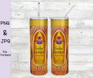 Crown Royal Honey Tumbler Wraps Digital Download Crown Royal Honey Tumbler Wraps Digital Download