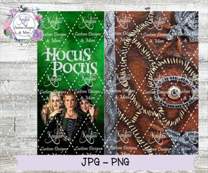 Hocus Pocus and Book Tumbler Wrap Can Style Digital Download Hocus Pocus and Book Tumbler Wrap Can Style Digital Download