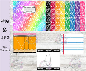 School Days Tumbler Wraps Digital Download School Days Tumbler Wraps Digital Download