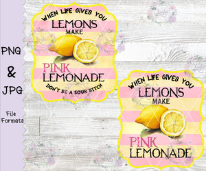 When Life Gives You Lemons Make Pink Lemonade Digital Download When Life Gives You Lemons Make Pink Lemonade Digital Download
