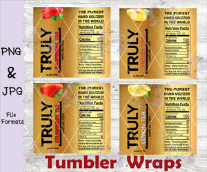 Truly Teas New Can Style Gold Wraps Digital Download Truly Teas New Can Style Gold Wraps Digital Download