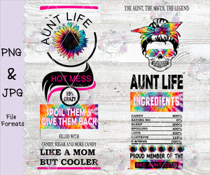 Hot Mess Aunt Life Digital Download Hot Mess Aunt Life Digital Download