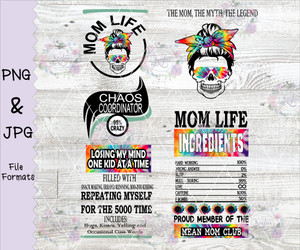Hot Mess Mom Life Digital Download Hot Mess Mom Life Digital Download