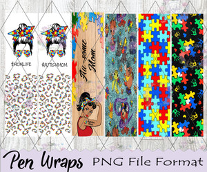 Autism Pen Wraps Digital Download Autism Pen Wraps Digital Download