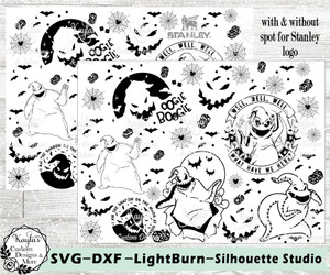 Oogie Boogie SVG Tumbler Template Digital Download Oogie Boogie SVG Tumbler Template Digital Download
