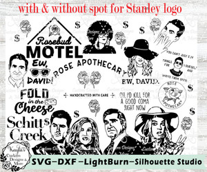 Schitts Creek Theme SVG Tumbler Template Digital Download Schitts Creek Theme SVG Tumbler Template Digital Download