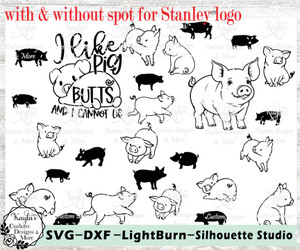 Pig Lover SVG Tumbler Template Digital Download Pig Lover SVG Tumbler Template Digital Download
