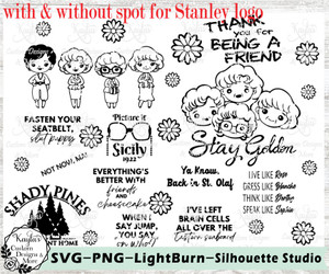 Golden Girls SVG Tumbler Template Digital Download Golden Girls SVG Tumbler Template Digital Download