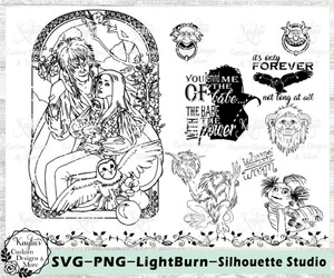 Labyrinth Movie Theme SVG Tumbler Template Digital Download Labyrinth Movie Theme SVG Tumbler Template Digital Download