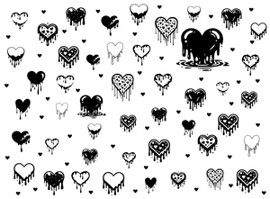 Dripping Hearts FREE SVG Tumbler Template Digital Download Dripping Hearts FREE SVG Tumbler Template Digital Download