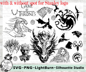 Game Of Thrones SVG Tumbler Template Digital Download Game Of Thrones SVG Tumbler Template Digital Download