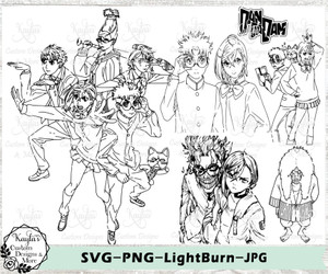 Dan Da Dan SVG Tumbler Template Digital Download