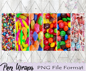 Candy Pen Wraps Digital Download Candy Pen Wraps Digital Download