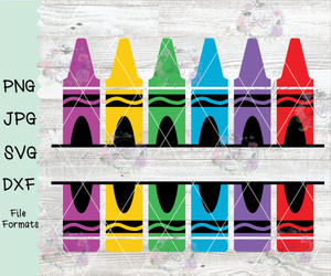 Crayon Monogram Digital Download Crayon Monogram Digital Download