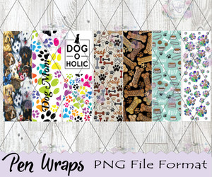 Dog Lover Pen Wraps Digital Download Dog Lover Pen Wraps Digital Download