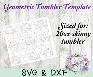 Geometric Tumbler Template -35oz Hogg Skinny, Skinny Plus, Slurp and Duo  Tumblers Digital Download