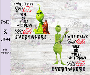 Grinch Diet Coke Digital Download Grinch Diet Coke Digital Download