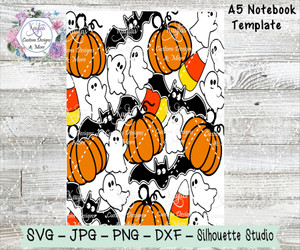 Halloween Notebook Burst Template Digital Download Halloween Notebook Burst Template Digital Download