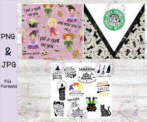 Hocus Pocus Tumbler Wrap Digital Download Hocus Pocus Tumbler Wrap Digital Download