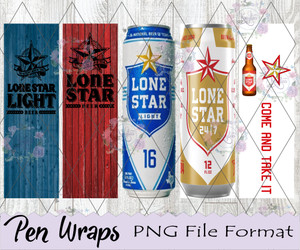 Lone Star Beer Pen Wraps Digital Download Lone Star Beer Pen Wraps Digital Download