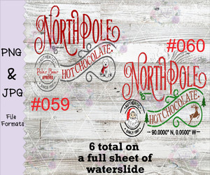 North Pole Hot Chocolate Digital Download North Pole Hot Chocolate Digital Download