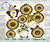 Sunflower and Gnome Burst Tumbler Template Digital Download Sunflower and Gnome Burst Tumbler Template Digital Download