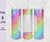 Rainbow Bleach Splatter Tumbler Wraps Digital Download