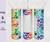 Rainbow Bleach Splatter Tumbler Wraps Digital Download