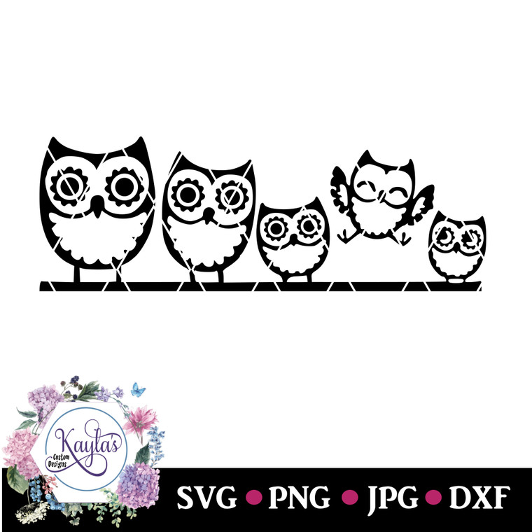 Owl Family Digital Download