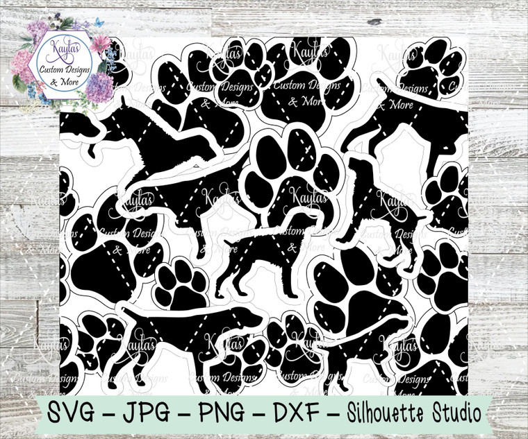 German Shorthaired Pointer Burst Tumbler Template Digital Download