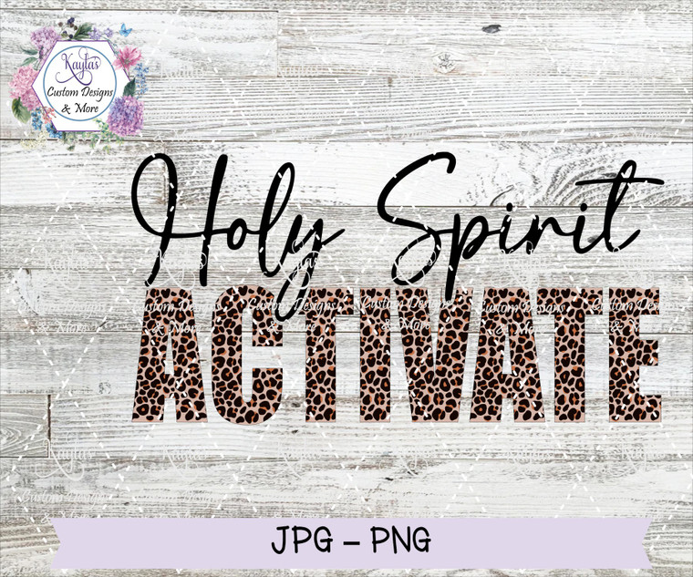 Holy Spirit Activate Leopard Digital Download