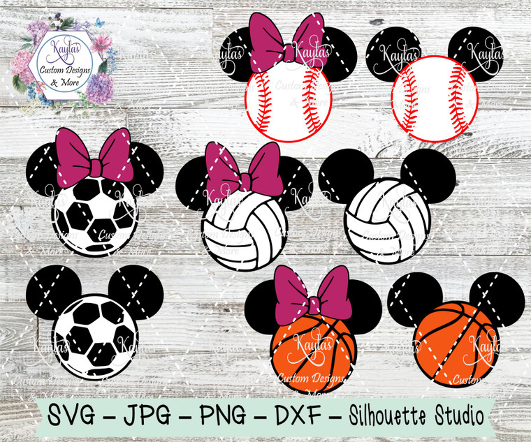 Disney Sports SVG Digital Download