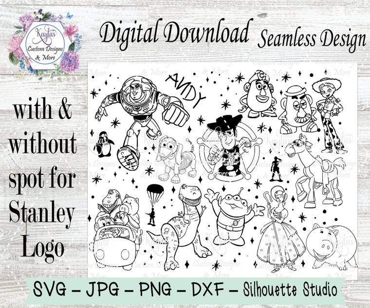 Disney Toy Story SVG Tumbler Template Digital Download disney-toy-story-svg-tumbler-template-digital-download