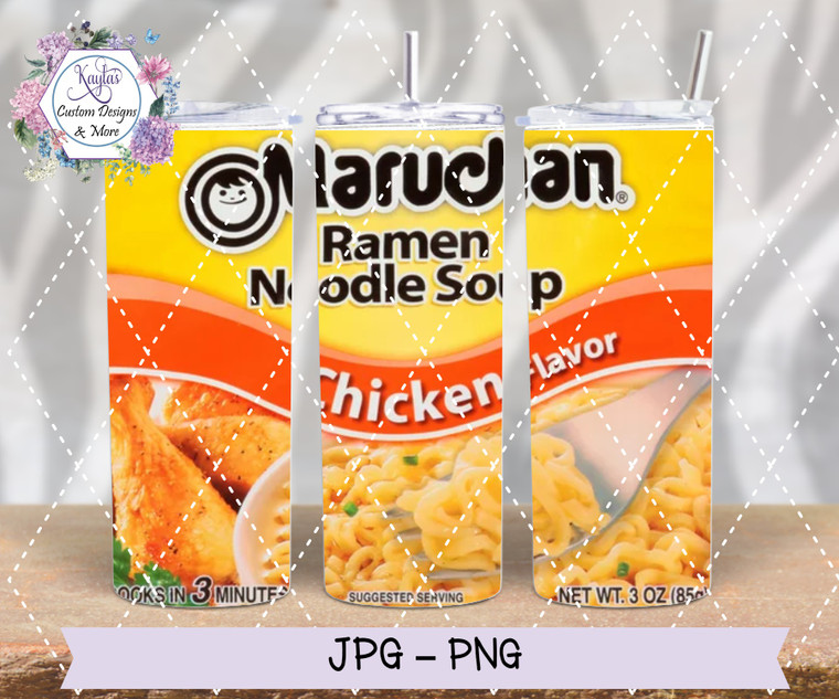 Chicken Ramen Tumbler Wrap Digital Download