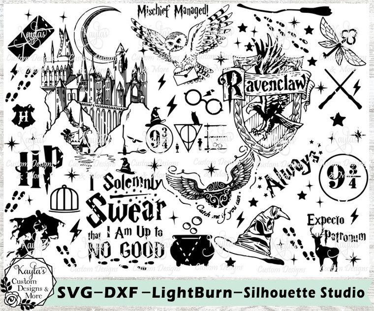 Harry Potter Ravenclaw SVG Tumbler Template Digital Download
