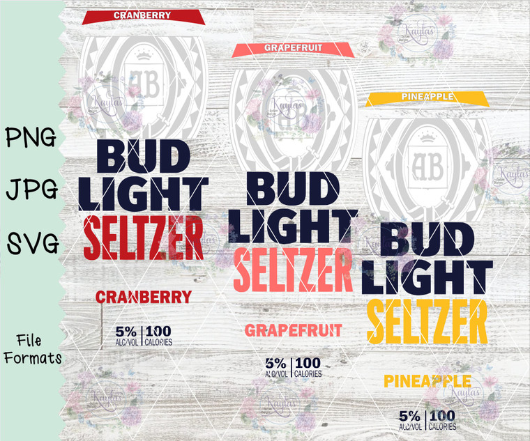 Bud Light Seltzer Pineapple, Grapefruit, Cranberry Digital Download