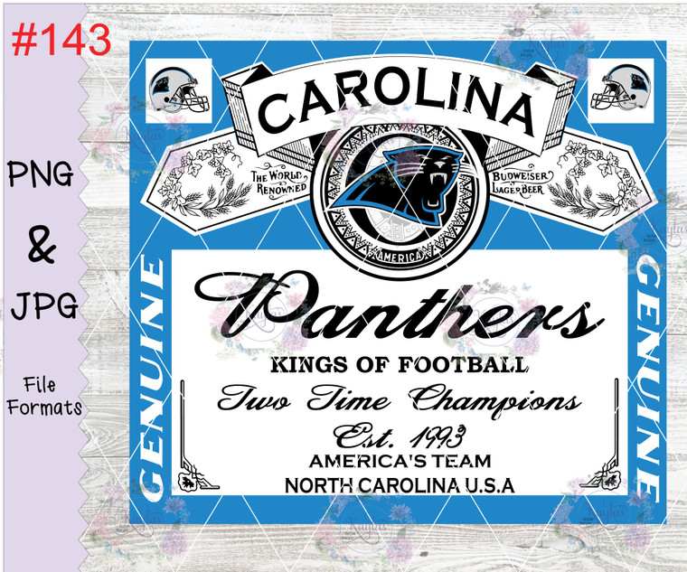 Carolina Panthers Old Style Can Digital Download
