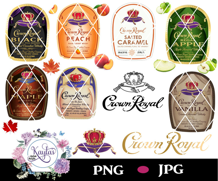 Crown Royal Labels Digital Download