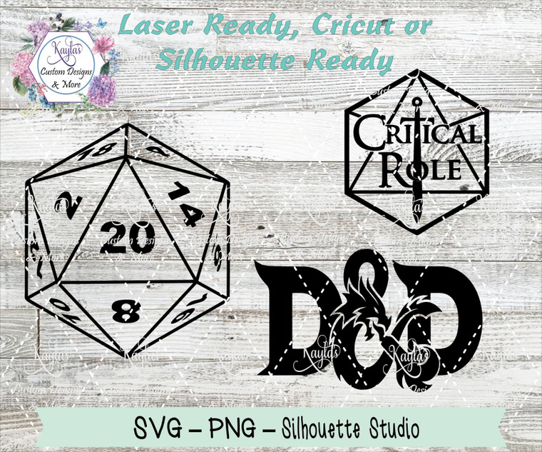 Dungeons and Dragons Symbols Digital Download