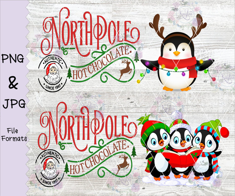 North Pole Hot Chocolate With Penguins