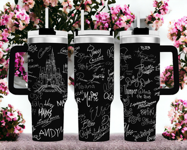 Disney Signatures Laser Engraved Tumbler