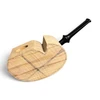 Pre-Drilled Kit Olive Wood Large Fish w/ Fancy Saddle Acrylic Stem
