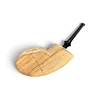 Pre-Drilled Kit Olive Wood Large Bent Squat Tomato w/ Fancy Saddle Acrylic Stem