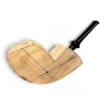 Pre-Drilled Kit Olive Wood Large Bent Egg w/ Fancy Saddle Acrylic Stem