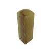 Cast Resin Cuboid Rod Faux Horn Green