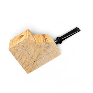 Pre-Drilled Kit Olive Wood L Shape Medium Straight w/ Fancy Saddle Acrylic Stem
