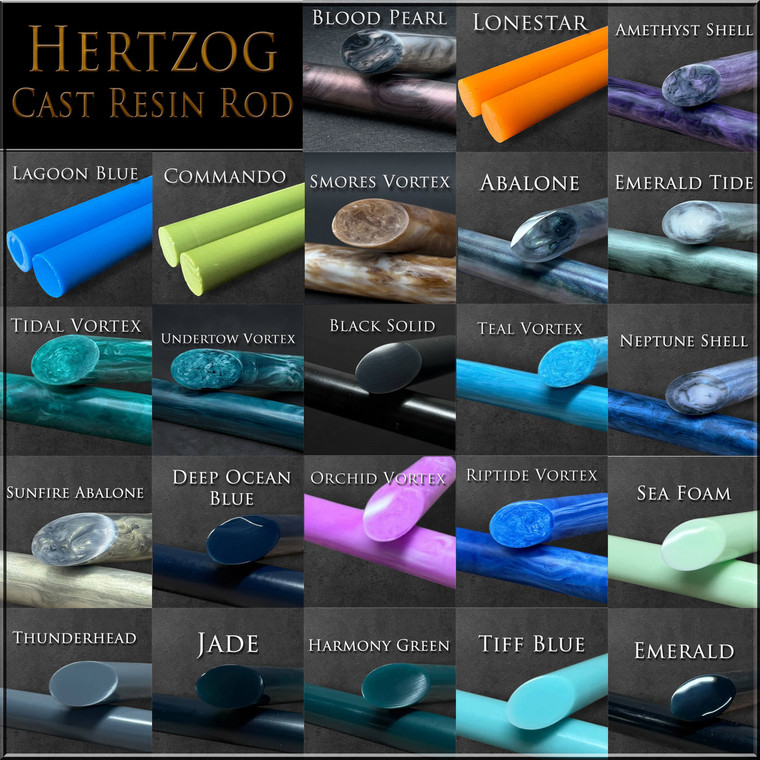 Hertzog Cast Resin Rod 24mm